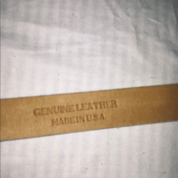Genuine leather belt